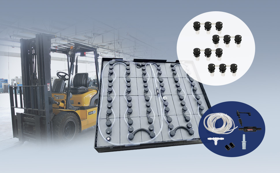 叉車蓄電池為什么要加水？怎么加水？